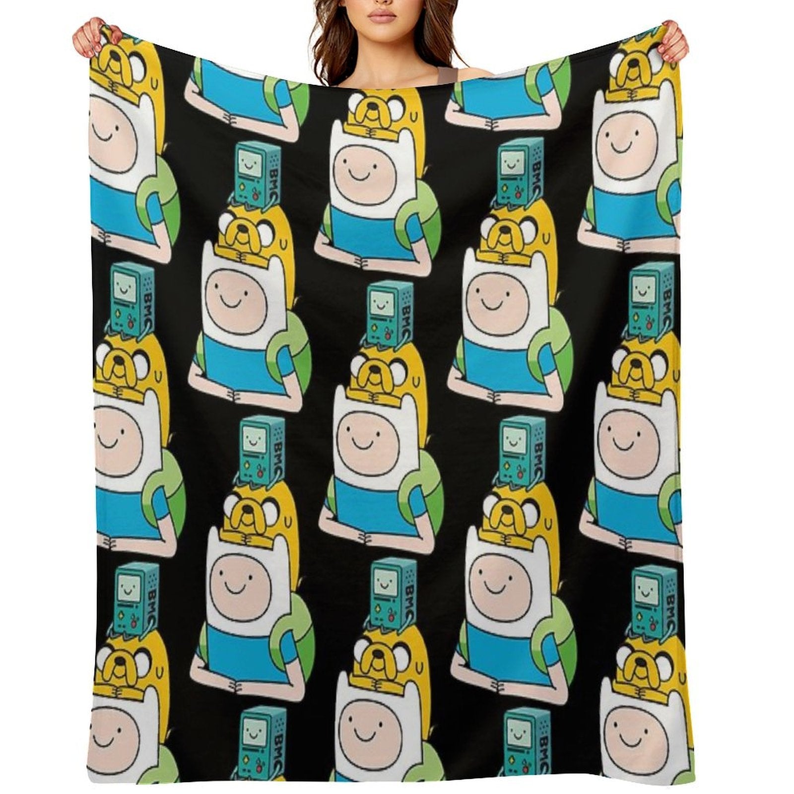 Finn Jake BMO All-season Throw Blanket