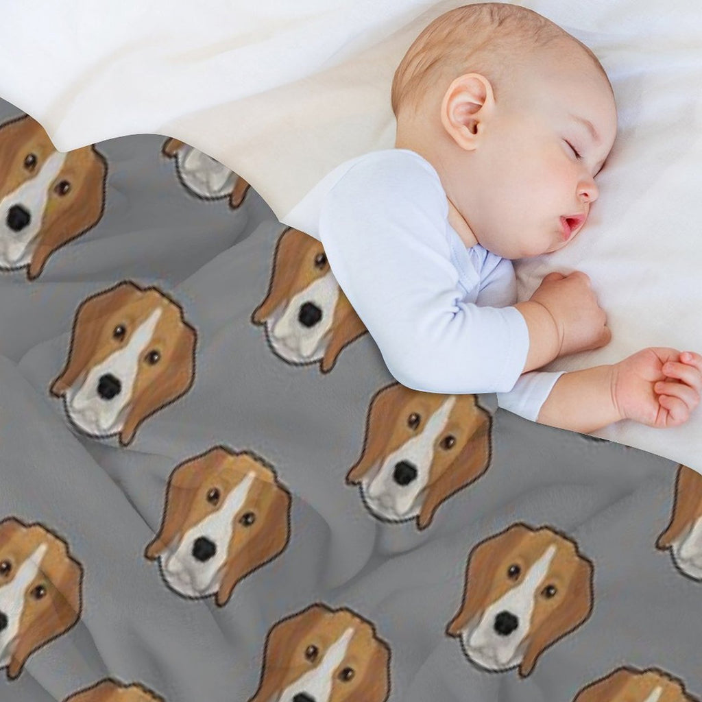 BEAGLES, BEAGLES AND MORE CUTE BEAGLES ~  BEDDING All-season Throw Blanket