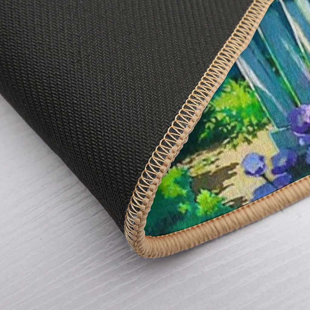 Under The Fence to The Witch's House We Go  Odorless Bath Mat