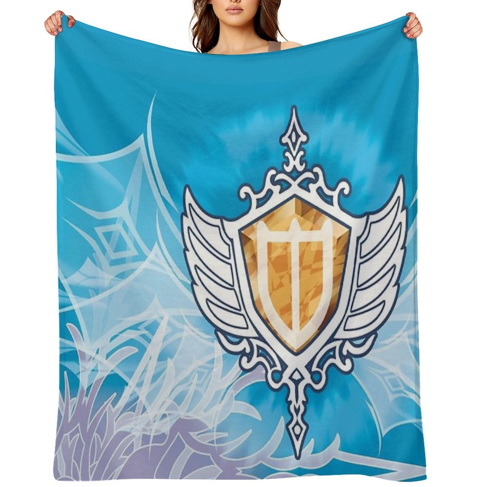 FFXIV Paladin Job Mat Anti-pilling Throw Blanket