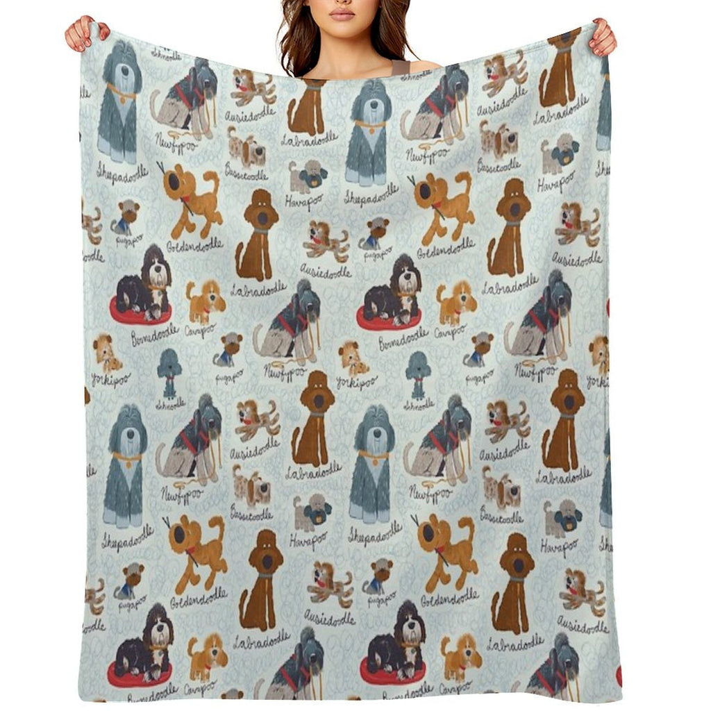 Oodles of Doodles Quick-dry Throw Blanket