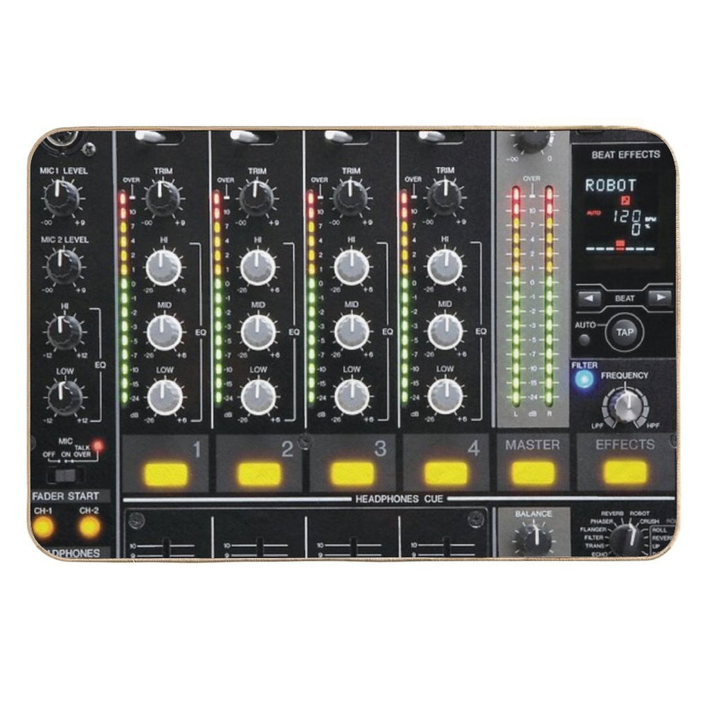 DJ MIXER  Easy To Clean Bath Mat