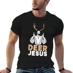 Funny Jesus Christian Meme - Dear Jesus Deer Jesus  Stretchy T-Shirt