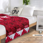 Happiness Journal with Red Roses Lightweight Throw Blanket