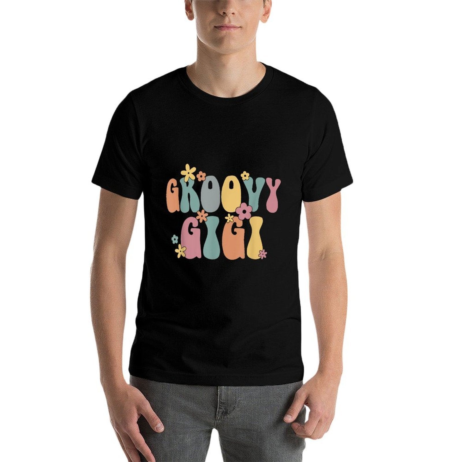 Groovy Gigi Groovy Grandma Groovy Grandmother  Trendy Pattern T-Shirt