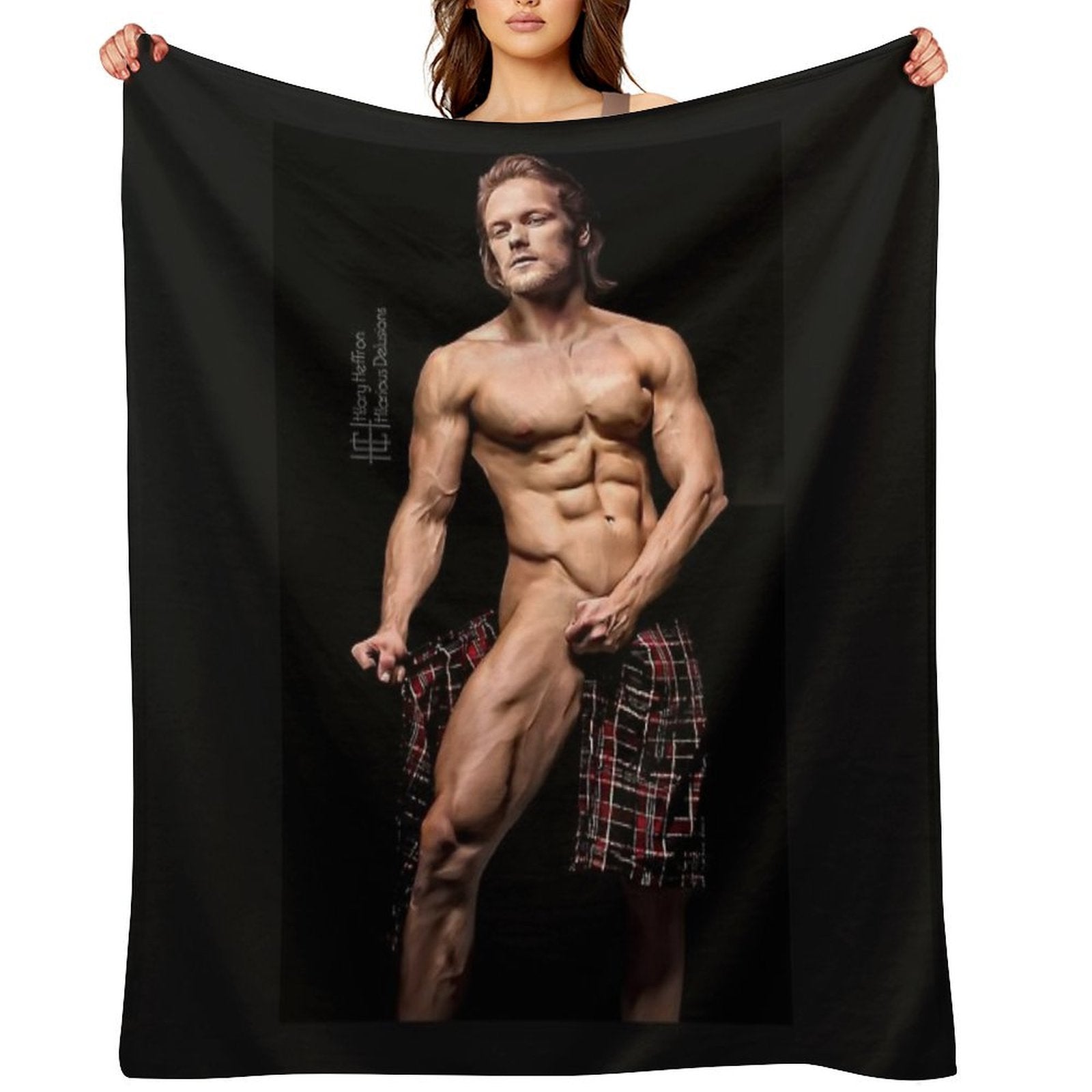 Sam Heughan Anti-pilling Throw Blanket