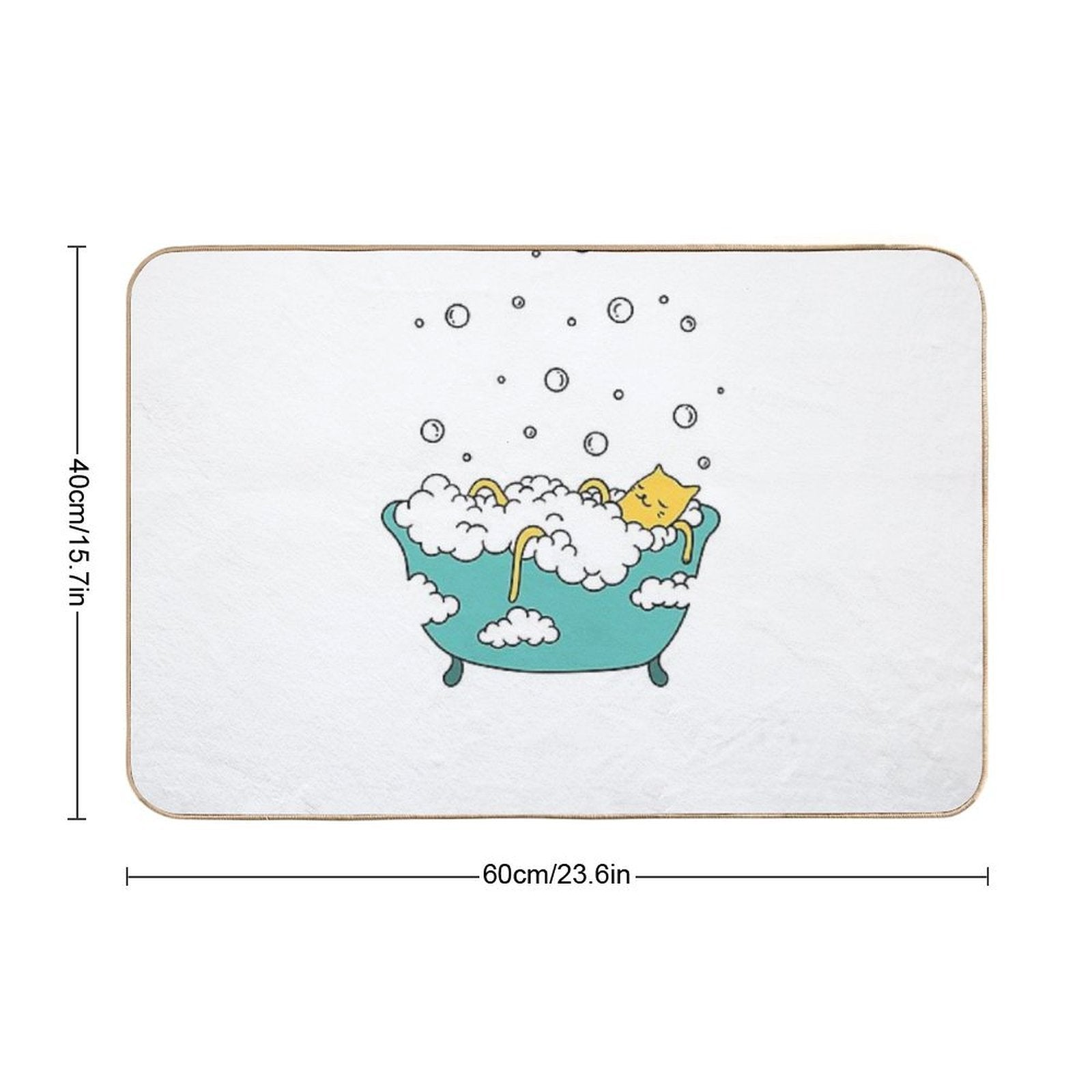 Relaxing Bath  Odorless Bath Mat