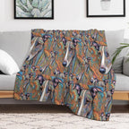Paisley Hounds Versatility Throw Blanket