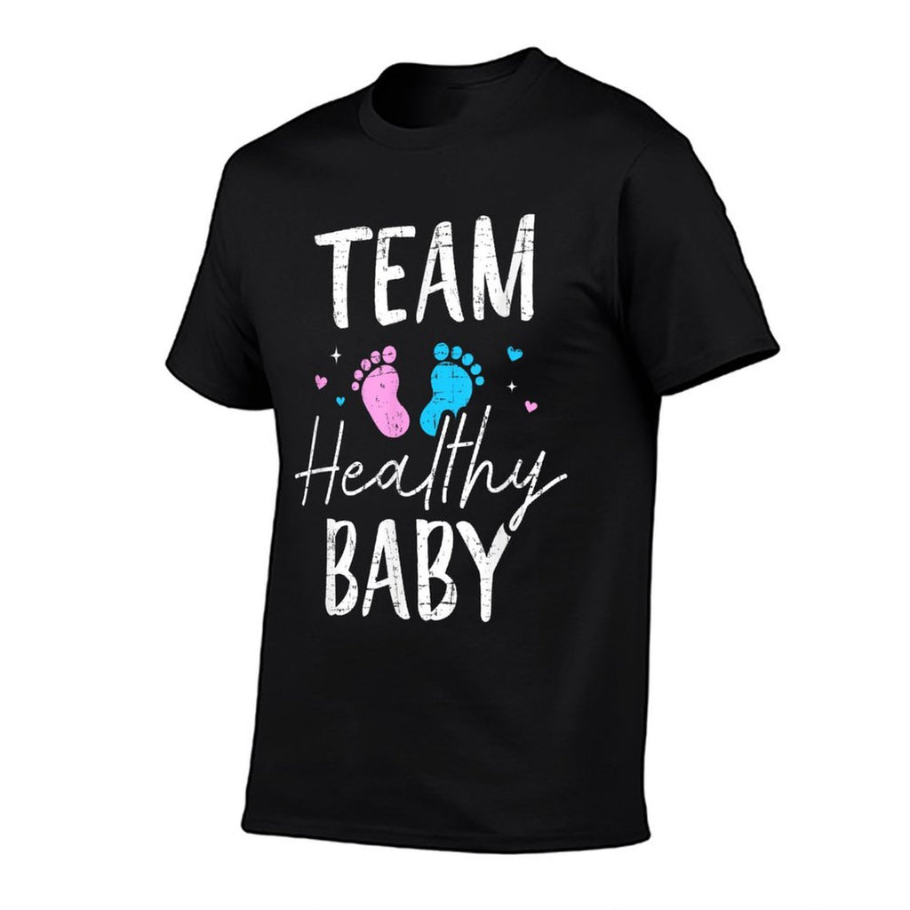 Funny Gender Reveal Team Healthy Baby Party Supplies  Graphic-printed T-Shirt