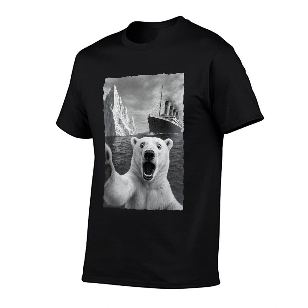 Funny Polar Bear Selfie Titanic  Affordable Price T-Shirt