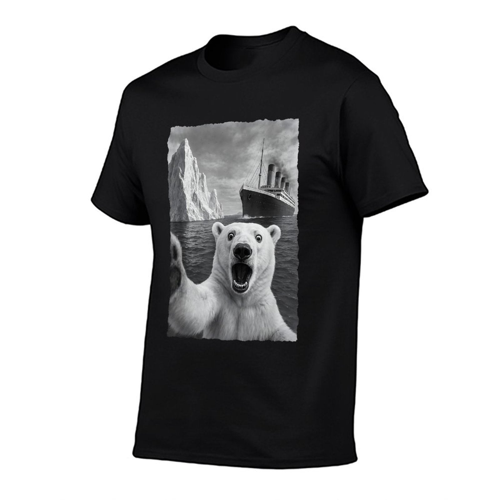 Funny Polar Bear Selfie Titanic  Affordable Price T-Shirt