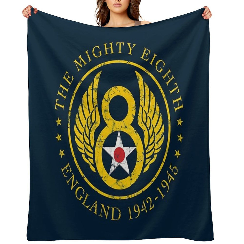Mighty Eighth - 8th Air Force Plush Throw Blanket