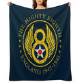 Mighty Eighth - 8th Air Force Plush Throw Blanket