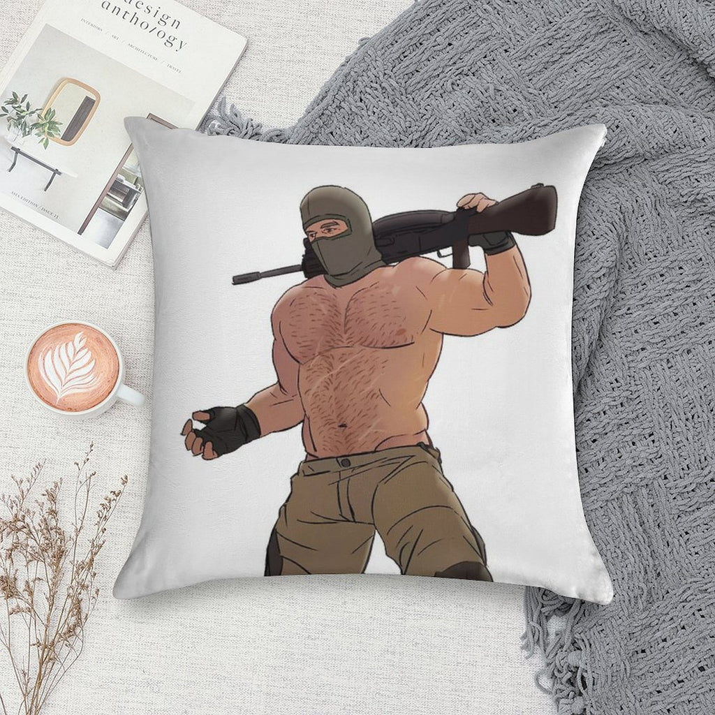 Print - 6  Tachanka Soft Gift Ready Throw Pillow