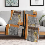 Ethnic Mixed Pattern Wrinkle-free Throw Blanket