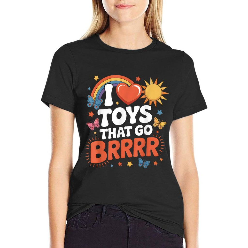 I Love Toys That Go Brrr Funny Inappropriate Embarrassing  Relaxed-fit T-Shirt