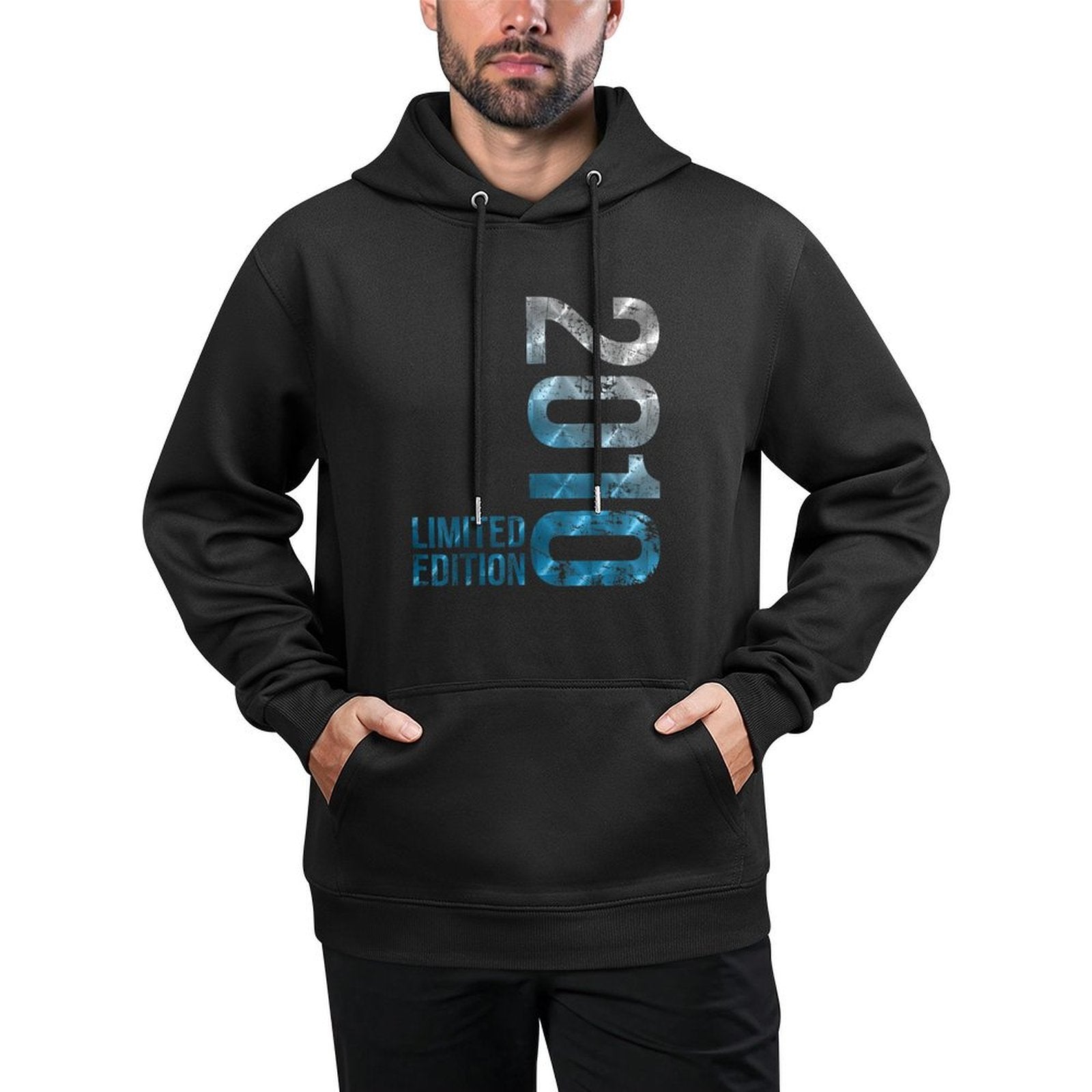 15th Birthday Gifts Boy Girl 15 Years Old Vintage 2010 Adjustable Hood Hoodie