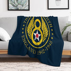 Mighty Eighth - 8th Air Force Plush Throw Blanket