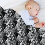 Monsters By Moonlight - Seamless - Updated 7th May 2020 with Better Quality Images. Shrink-resistant Throw Blanket