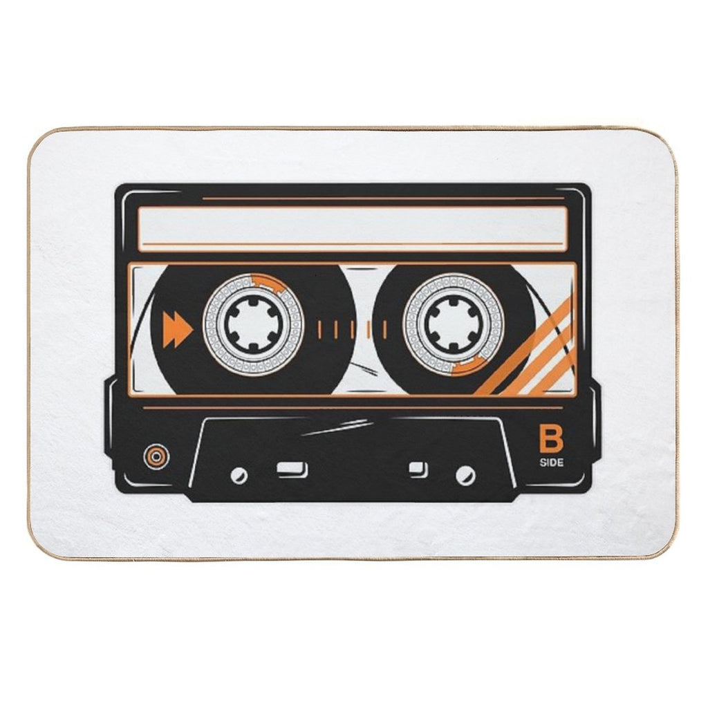 Cassette Tape  Slip-Resistant Bath Mat