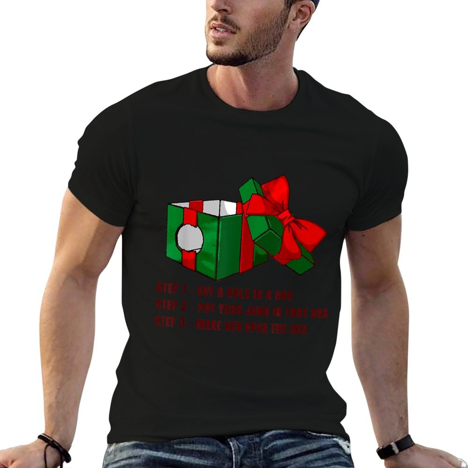 Funny Christmas, DICK IN A BOX Unisex for Men, Women  Breathable T-Shirt