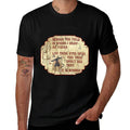 Vintage Behold The Field, Funny Medieval Meme Gift  Ribbed Collar T-Shirt