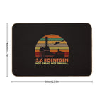 3.6 Roentgen Not Great, Not Terrible Retro Vintage  Easy To Clean Bath Mat