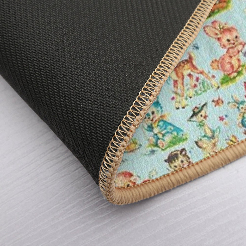 Kitsch Baby Animals  Rapid-Drying Bath Mat