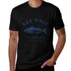 Key West Florida Vintage Fishing  Soft T-Shirt