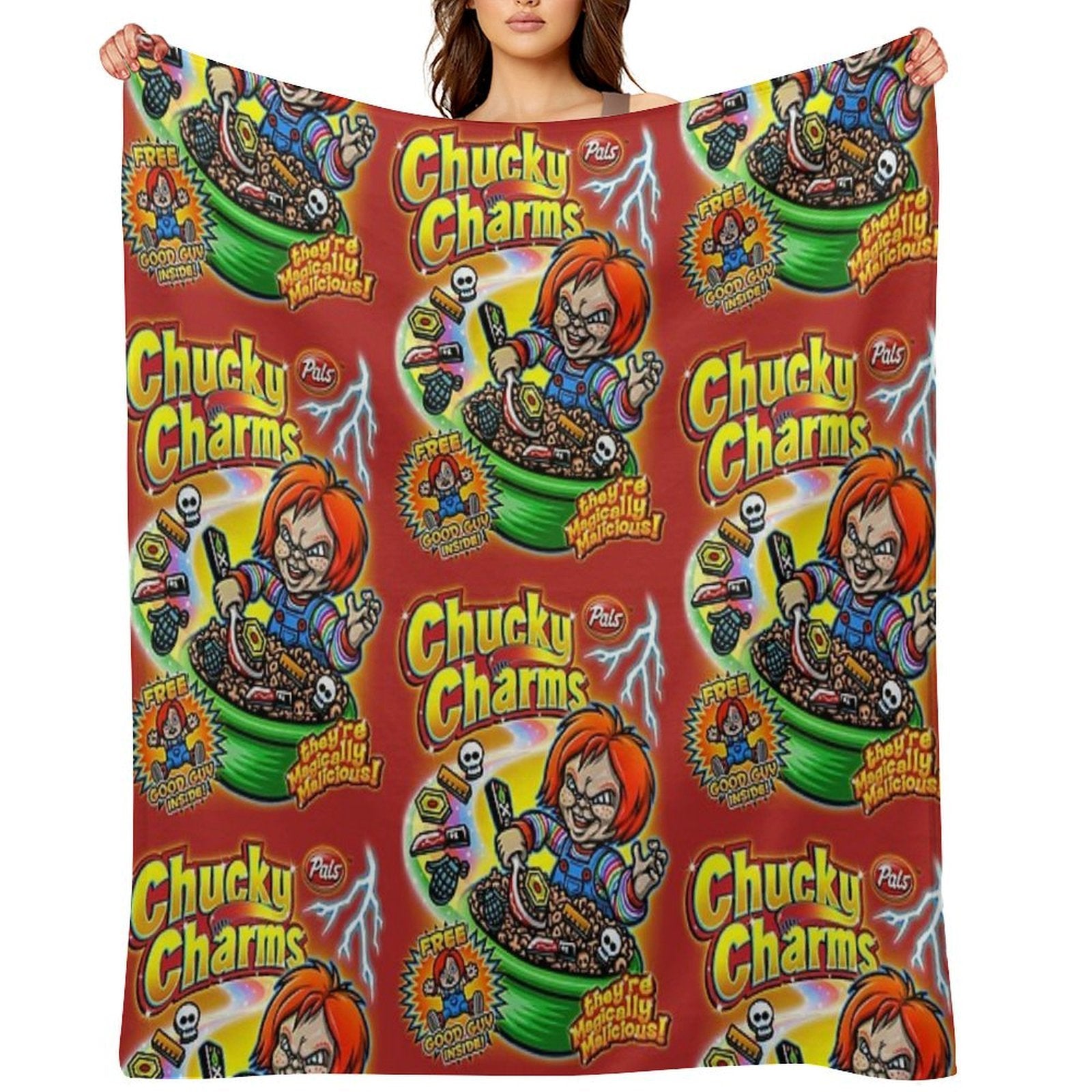 Chucky Charms V2 Velvety-soft Throw Blanket