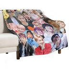 RM BTS Collage Anti-pilling Throw Blanket