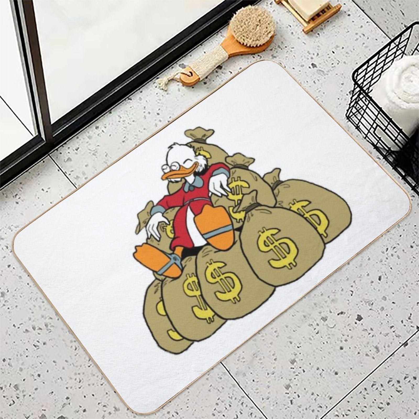 Picsou Art Drawing  Odorless Bath Mat