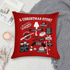 Christmas Story Quotes Soft Ultra-Soft Texture Throw Pillow
