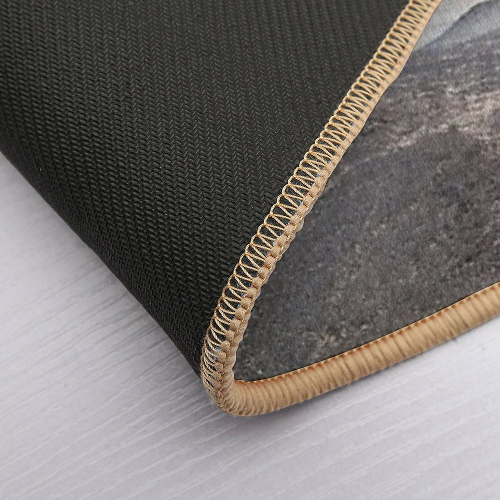 Rainbow Mountain (胭脂山),  Qinghai, China  Fade-Resistant Bath Mat