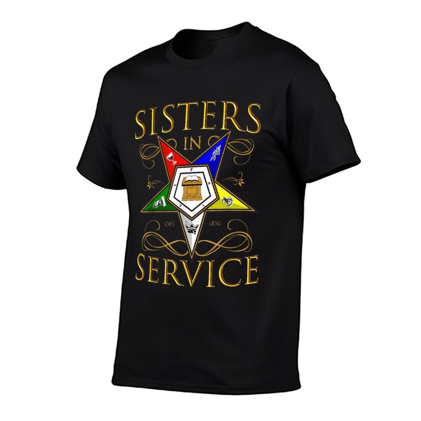 OES 1850 Sisters in Service Order Of The Eastern Star  Durable T-Shirt