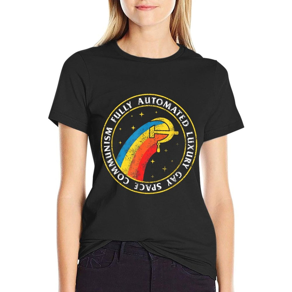Fully Automated Luxury Gay Space Communism - Meme  Slim-fit Cut T-Shirt