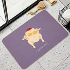 I Love You  Odorless Bath Mat