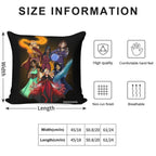 KOTLC Girls Group Portrait Soft Shrink-Resistant Throw Pillow