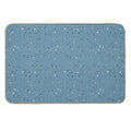 Floating - Ocean Blue  Stain-Proof Bath Mat