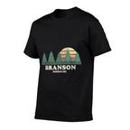 Branson MO Vintage Throwback Retro 70s Design  Relaxed-fit T-Shirt