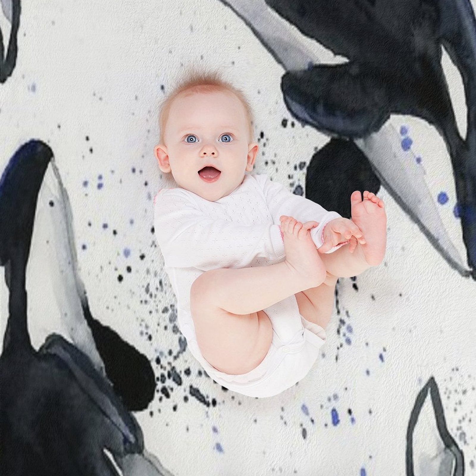 Orcas Durable Throw Blanket