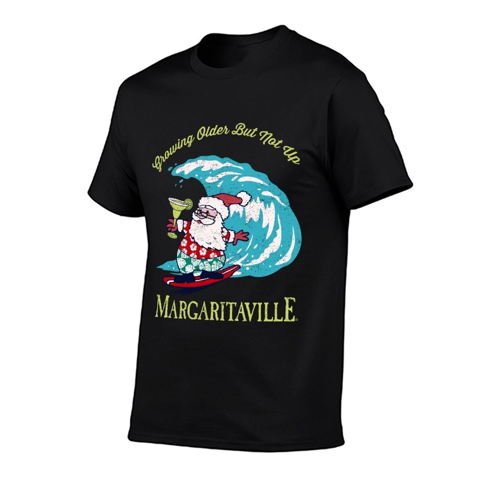 Growing Older But Not Up- Surfing Santa  Odor-resistant T-Shirt