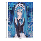 Hatsune Miku All-season Throw Blanket