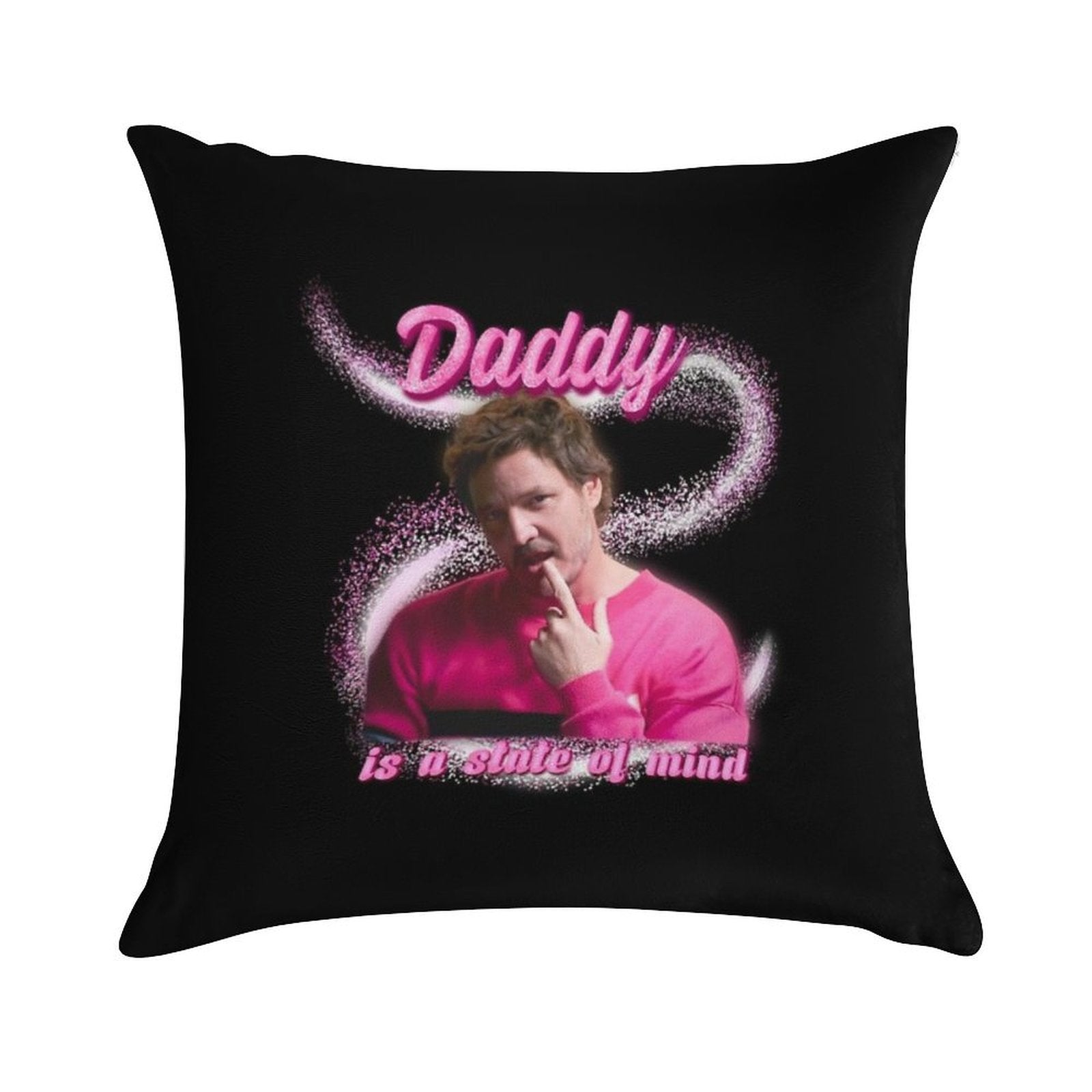 Pedro Pascal Soft Washable Throw Pillow