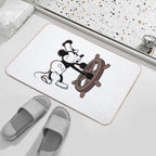 Steamboat Willie Steamboat Mickey, Mickey Mouse  Slip-Resistant Bath Mat