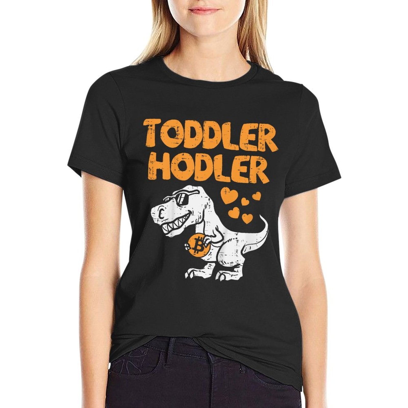 Toddler Hodler Trex Bitcoin BTC Crypto Cryptocurrency Kids  Odor-resistant T-Shirt