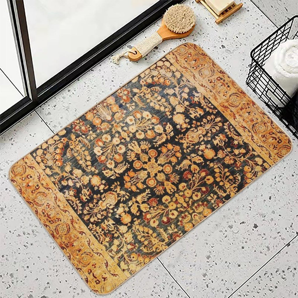 Antique Persian Khorassan Rug  Versatile Bath Mat