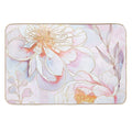 Maisie's Peonies Dreamy Pastel Garden Floral  Long-Lasting Bath Mat
