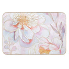 Maisie's Peonies Dreamy Pastel Garden Floral  Long-Lasting Bath Mat