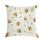 Lots of Bees Soft Shrink-Resistant Throw Pillow